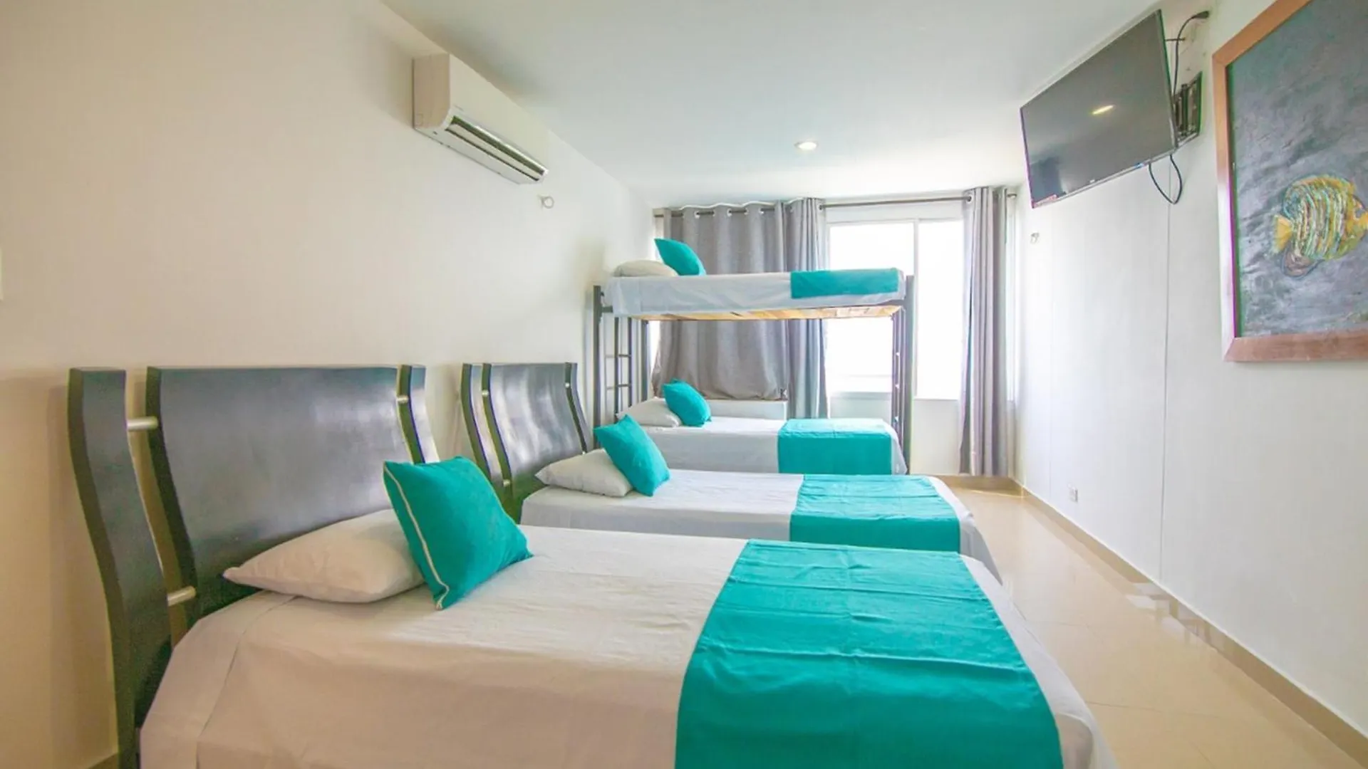 2C-Al2E Apartamento De 2 Alcocabas Cerca Al Mar Con Aire Acondicionado, Piscina Y Wifi Cartagena Colombia